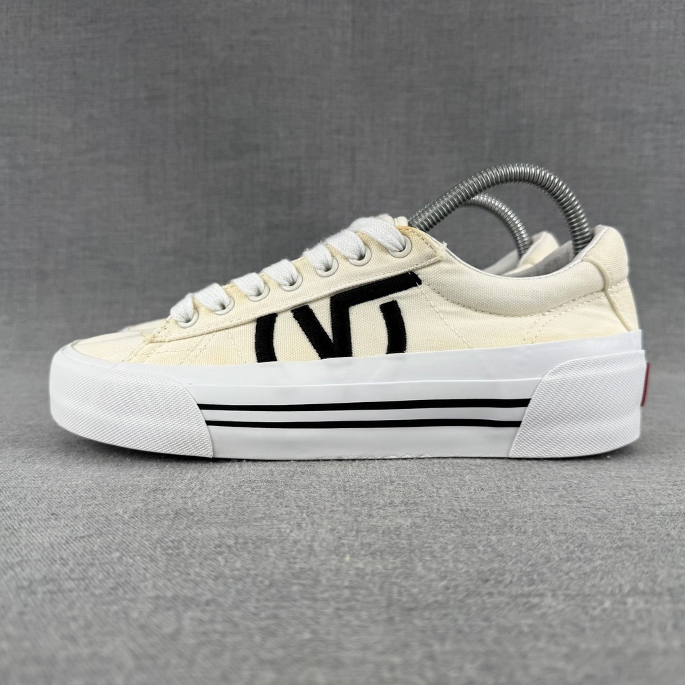 Vans Sid NI Marshmallow Black Men's Size 8 Women's 9.5 Platform Shoes UltraCush - Picture 4 of 9